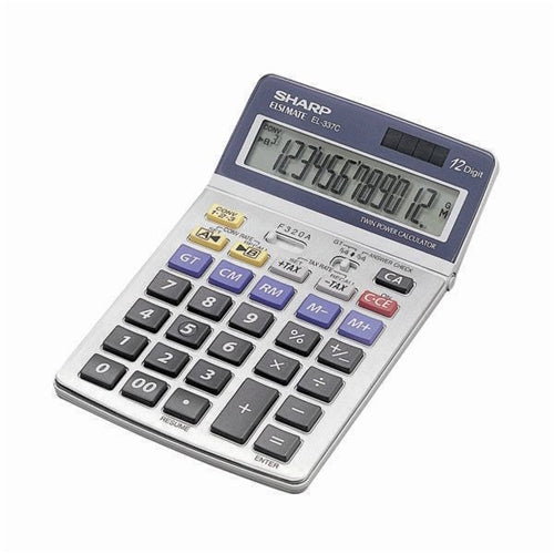 Sharp Semi-Desktop Tax Calculator 12-digit