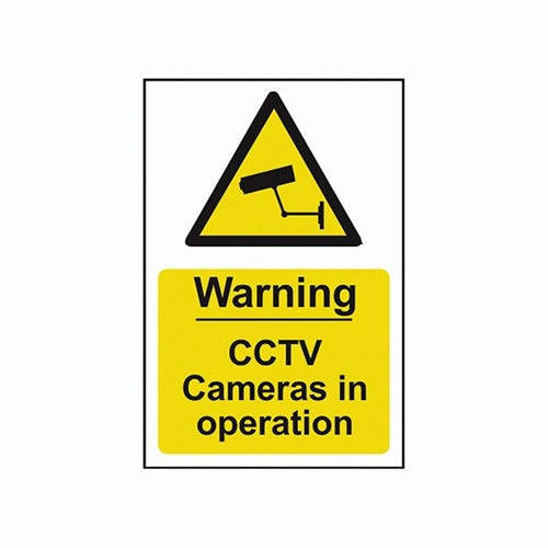 Spectrum Industrial Warning CCTV Cameras In Op S/A PVC Sign 200x300mm