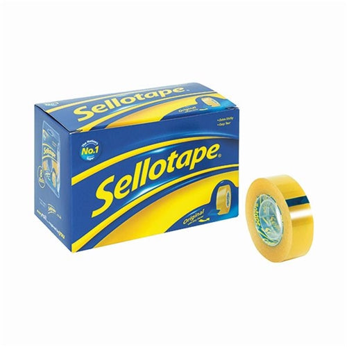 Sellotape Original Golden Tape 18mmx33m (Pack of 8)