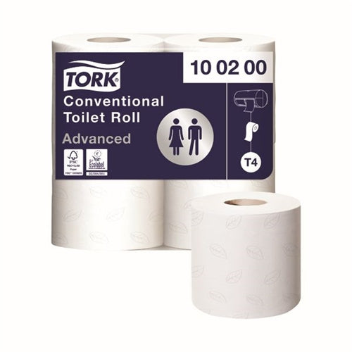 Tork Conventional Toilet Roll 2-Ply 200 Sheets (Pack of 36)