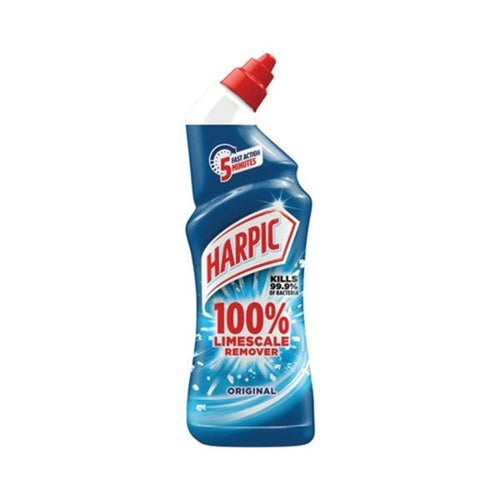 Harpic Limescale Remover Toilet Cleaner Gel Original 750ml (Pack of 12)