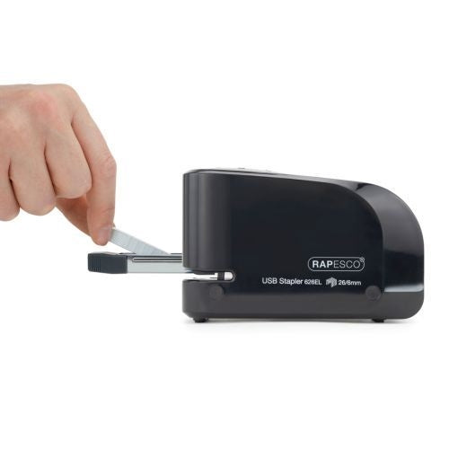 Rapesco 626EL USB Electric Stapler Capacity 15 Sheets Black