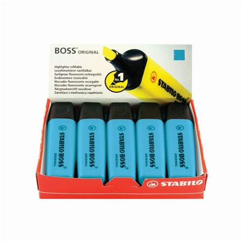 Stabilo Boss Original Highlighter Blue (Pack of 10)