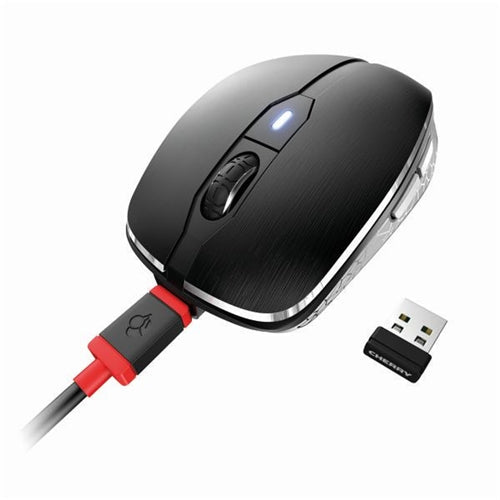 Cherry MW 8C Advanced USB Wireless Mouse 6 Buttons Scroll Wheel Black