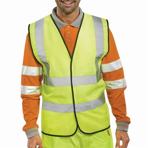 Beeswift High Visibility Waistcoat Full App G XL