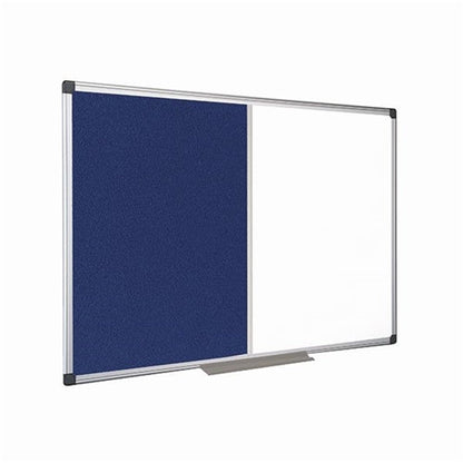 Bi-Office Drywipe and Felt Combination Board 1200x900mm