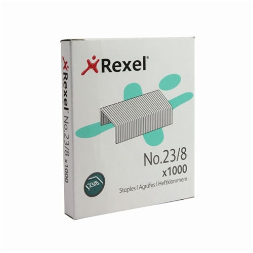 Rexel No 23 Staples 8mm (Pack of 1000)