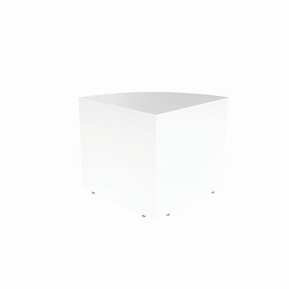 Jemini Reception Modular Corner Desk Unit 800x800x740mm White