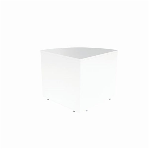 Jemini Reception Modular Corner Desk Unit 800x800x740mm White