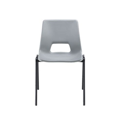 Jemini Stacking Chair 490x475x725mm Polypropylene Grey