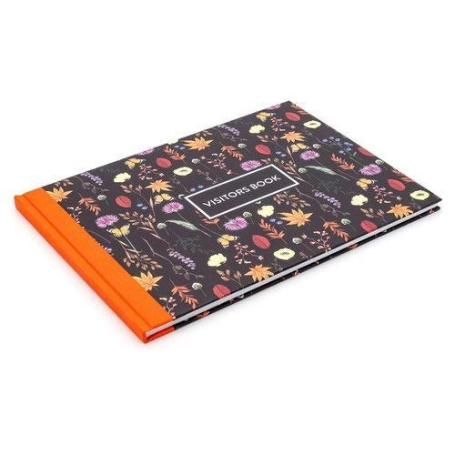 Pukka Pad Bloom Visitors Book Black