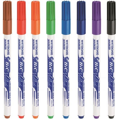 Bic Velleda 1721 Drywipe Marker Fine Assorted (Pack of 8)