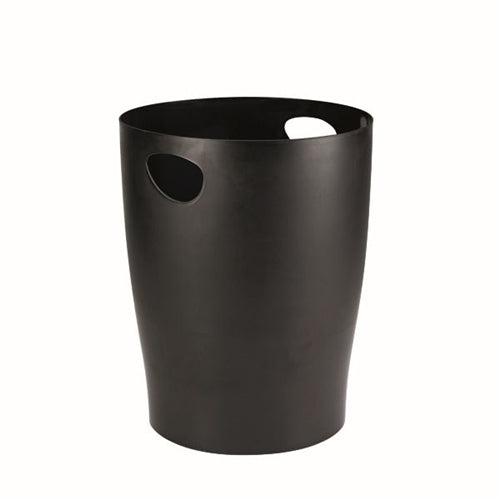 Contour Ergonomics Waste Paper Bin Black