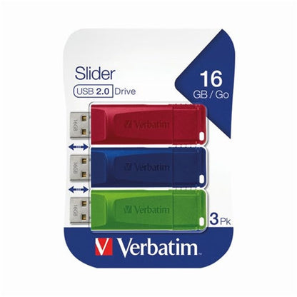 Verbatim Store n Go USB 2.0 16GB (Pack of 3)