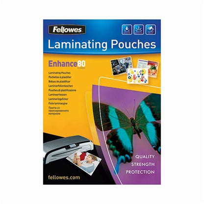 Fellowes A4 Enhance Laminating Pouches 160 Micron (Pack of 25)