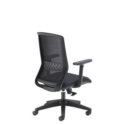 Arista Tekna High Back Executive Chair 670x630x945-1065mm Mesh Back Black