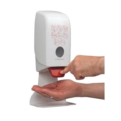 Aquarius Hand Sanitiser Dispenser White 1 Litre