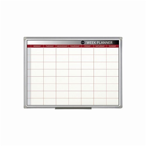 Bi-Office Magnetic Week Planner 900x600mm