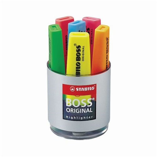 Stabilo Boss Original Highlighter Desk Set Assorted (Pack of 6)