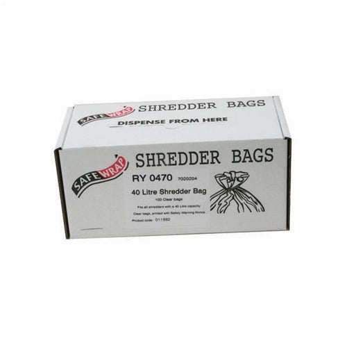 Safewrap Shredder Bag 40 Litre (Pack of 100)