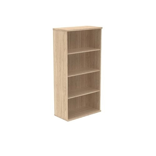 Polaris Bookcase 3 Shelf 800x400x1592mm Canadian Oak