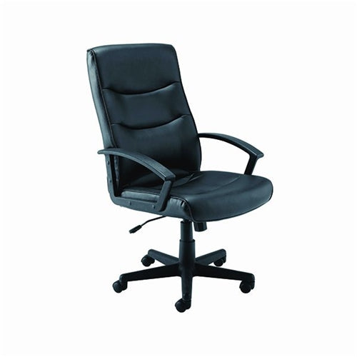 Jemini Hudson High Back Executive Chair 650x720x1050-1146mm Leather Look Black