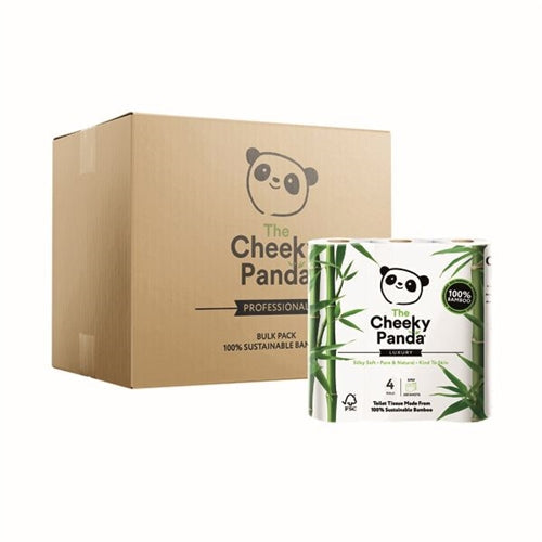 Cheeky Panda Bamboo 4 Toilet Rolls (Pack of 6)