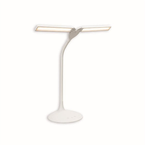 Alba Nomad Two Head Desk Lamp White