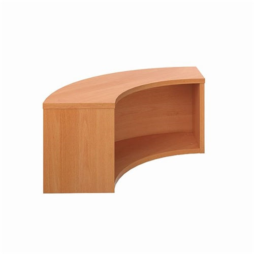 Jemini Reception Modular Corner Riser Units 800x800x400mm Beech