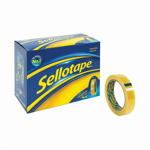 Sellotape Original Golden Tape 24mmx66m (Pack of 12)