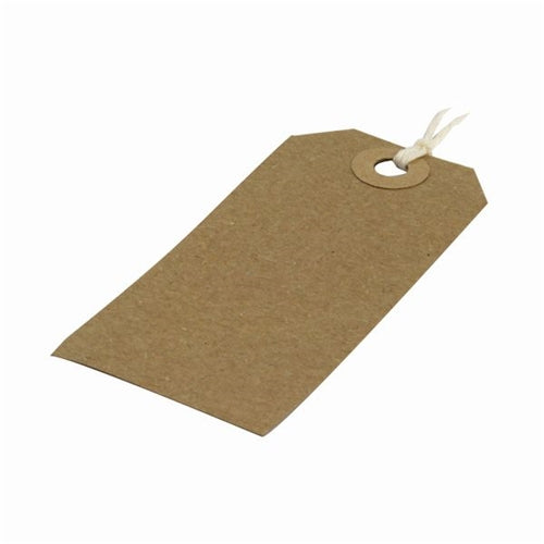 Strung Tag 82x41mm Buff (Pack of 1000)