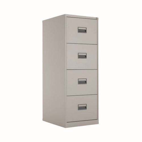 Talos 4 Drawer Filing Cabinet 465x620x1300mm Grey