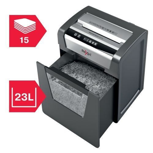 Rexel Momentum X415 Cross-Cut P-4 Shredder Black