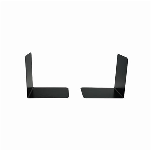 Metal Bookends Heavy Duty W140xD140mm Black (Pack of 2)