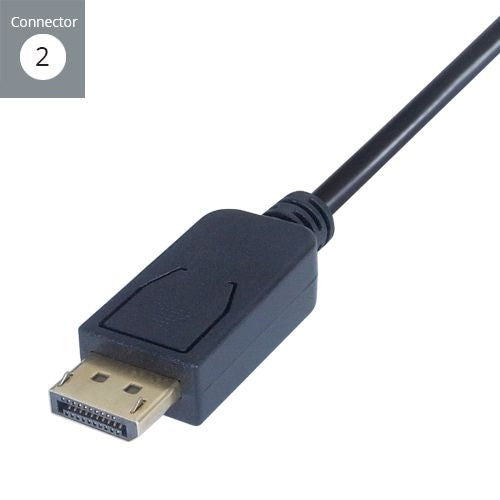 Connekt Gear USB C to DPort Connector Cable 2m