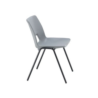 Jemini Stacking Chair 490x475x725mm Polypropylene Grey