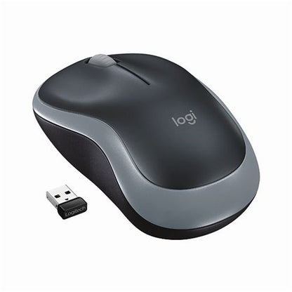 Logitech M185 Wireless Optical Mouse Ambidextrous Grey