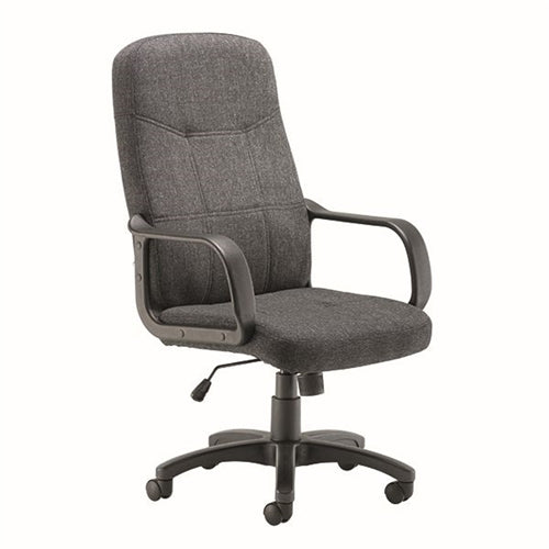 Arista Franca High Back Executive Chair 700x660x1180mm Charcoal