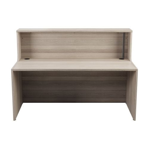 Jemini Reception Unit 1400x800x740mm Grey Oak