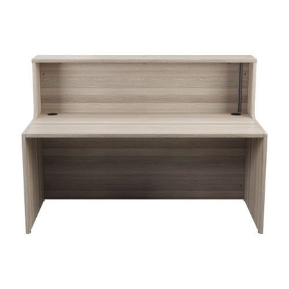 Jemini Reception Unit 1400x800x740mm Grey Oak