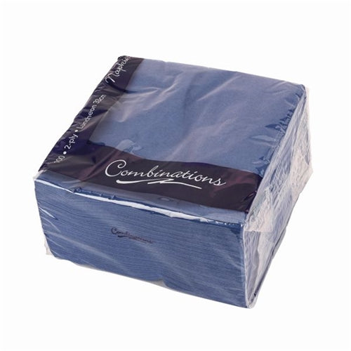 Combinations Napkin 330mm x 330mm Navy Blue (Pack of 100)