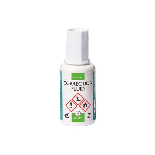 Q-Connect Correction Fluid 20ml (Pack of 10)