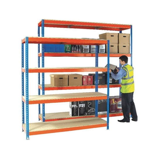 Heavy Duty Painted Additional Shelf 1500x450mm OrangeZinc