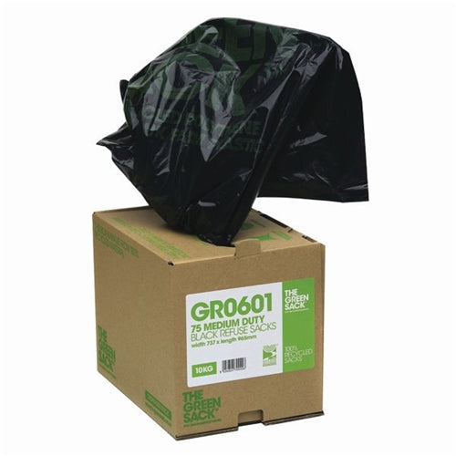 The Green Sack Compactor Sack in Dispenser Black (Pack of 40)