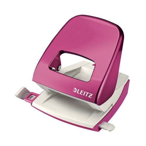 Leitz NeXXt WOW Metal Office Hole Punch Metallic Pink