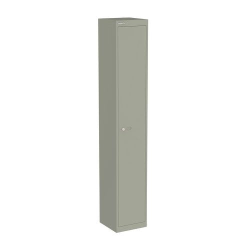 Bisley 1 Door Locker 305x305x1802mm Goose Grey