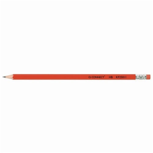 Q-Connect HB Rubber Tipped Office Pencil (Pack of 12)