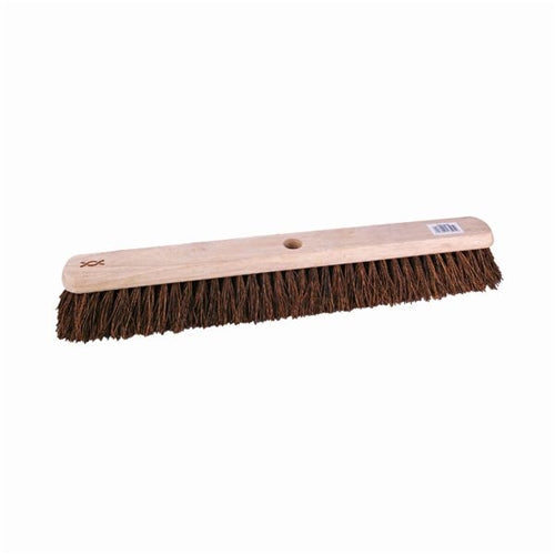 24 Inch Platform Broom with Stiff Bristles and 1400mm Handle