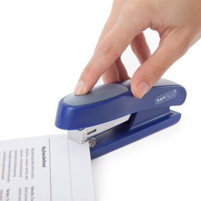 Rapesco Sting Ray Half Strip Stapler Blue