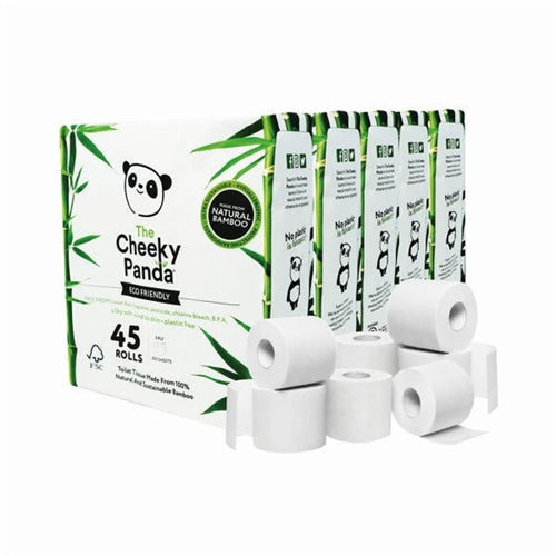 Cheeky Panda 3-Ply Toilet Tissue 5x 9 Rolls (Pack of 45)